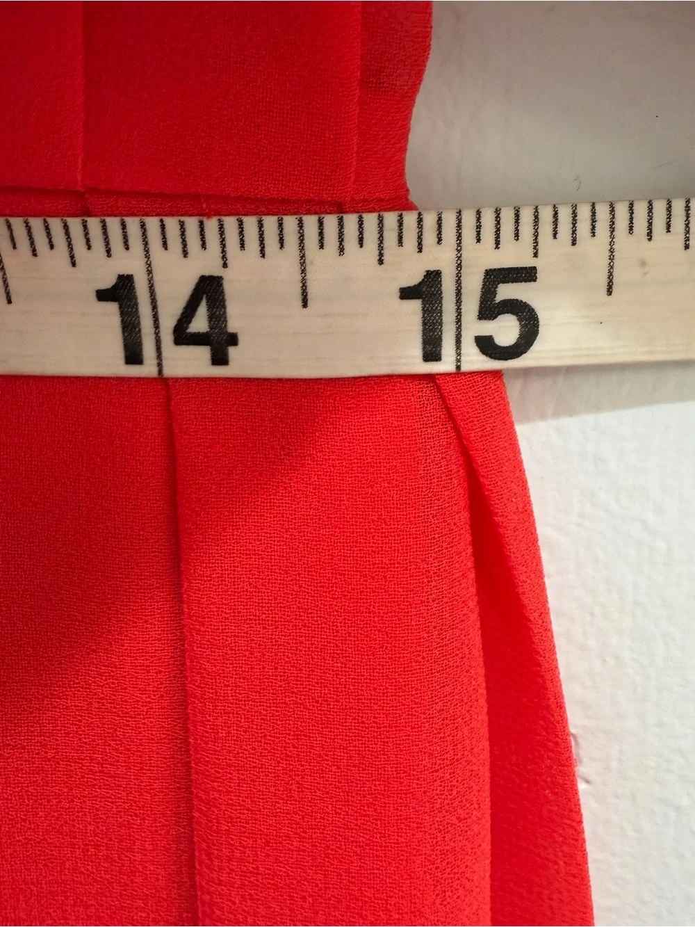 J.Crew Red Pleated Keyhole Halter Chiffon Mini Dress Cherry Tomato Summer Size 6